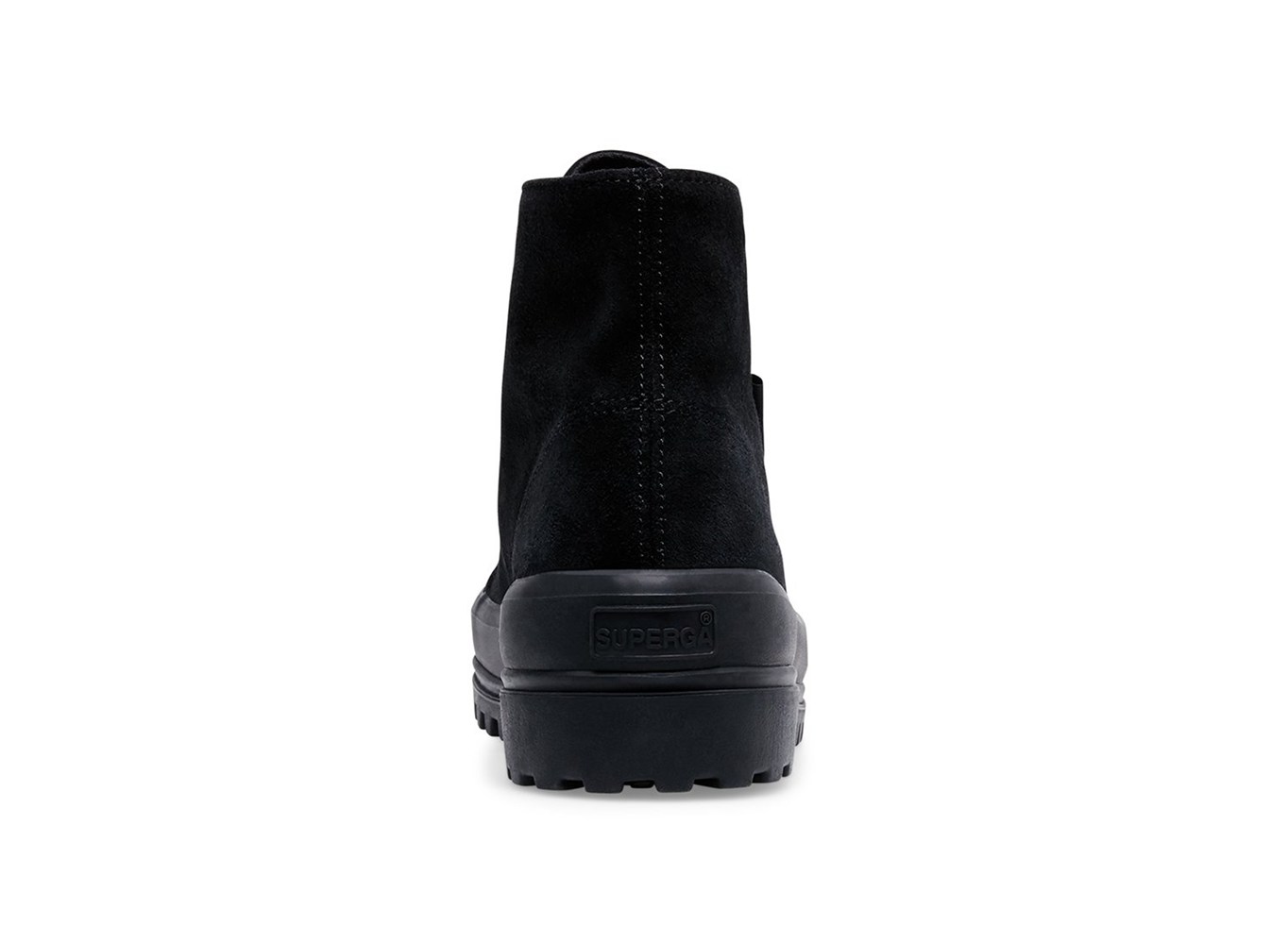 Superga Boots Womens - 2341 Suew - Black - QJRDW3429